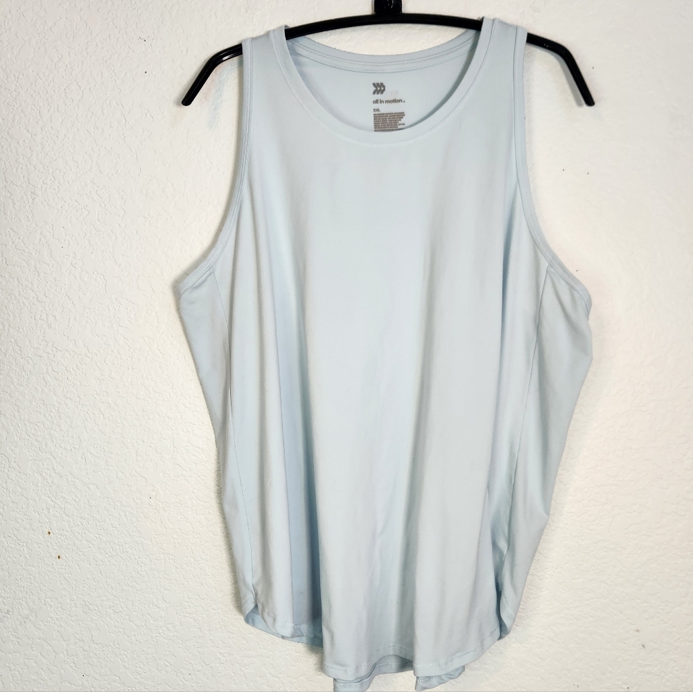 All in Motion Sky Blue Tank Top, Size XXL